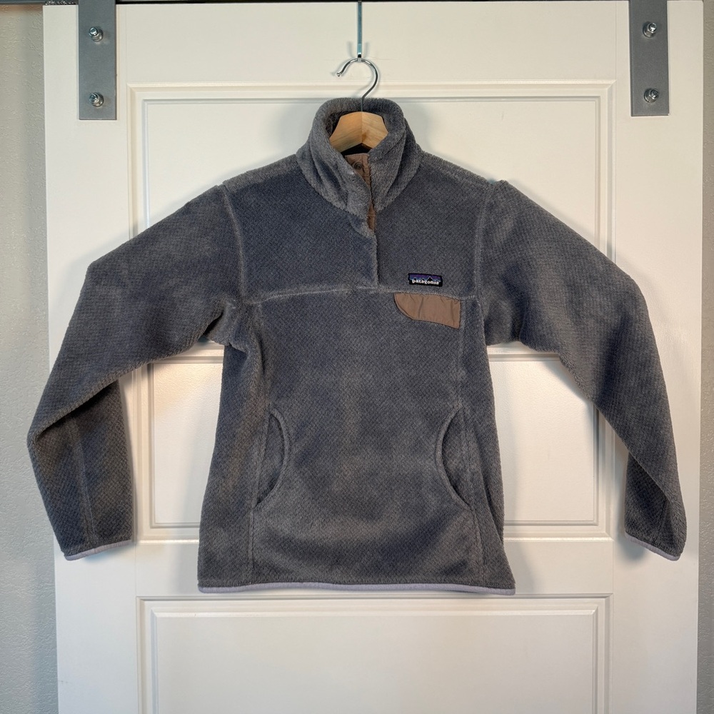 Patagonia Women’s Re-Tool Snap-T Fleece Pullover Gray XS